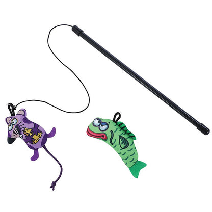 Swap & Swish  Changeable Dangler, Mouse/Fish  Changeable, 2pk