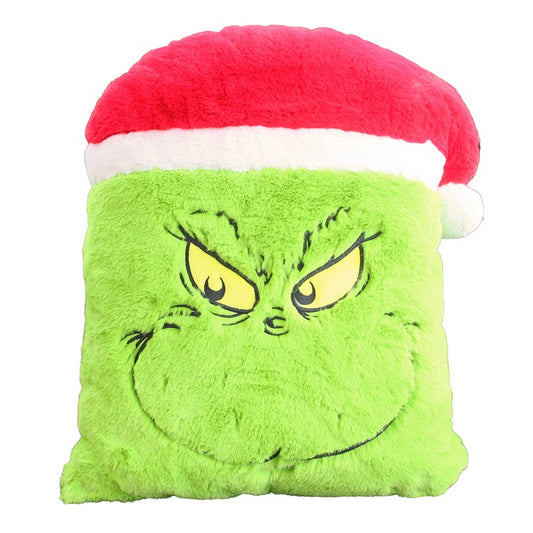 Grinch Smile Cushion, 40 x 40cm