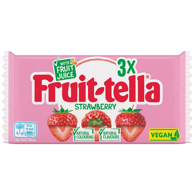 Fruitella Strawberry, 3pk