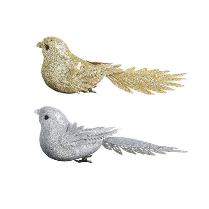 Glitter Bird, 16cm, Assorted