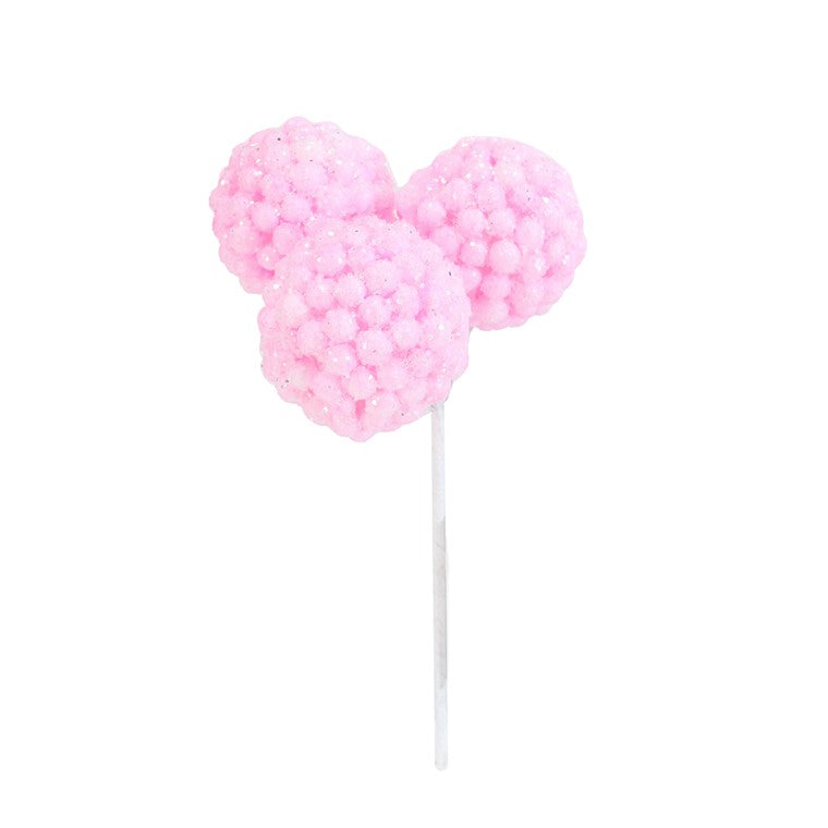 Pastel Triple Sweets Pick, 20cm, Asstd