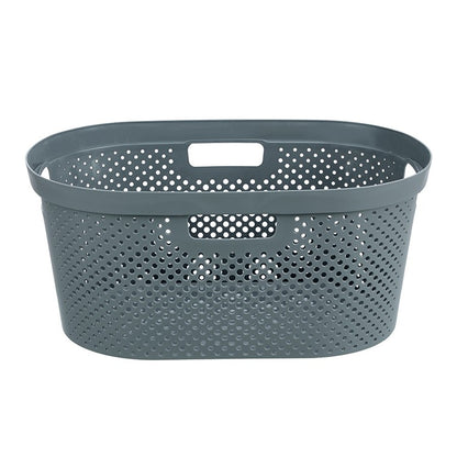 Hudson Laundry Basket, 40L, Asstd