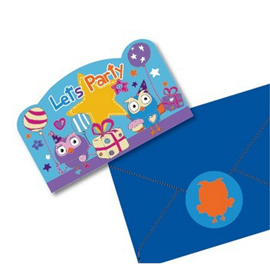 Giggle And Hoot Invitations, 8pk