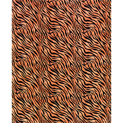 Sherpa Blanket, Tiger Stripes, 240x200cm