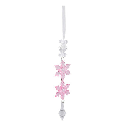 Hanging Snowflake Drop, 20cm, Assorted