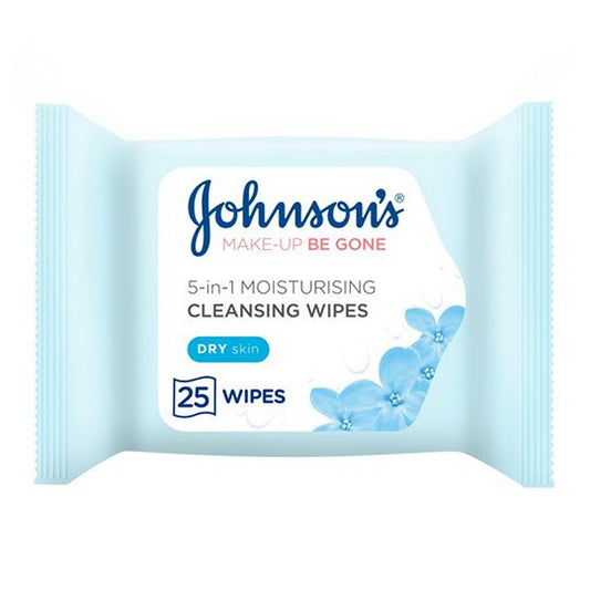 Johnson & Johnson Cleansing Wipes, 25s, Normal