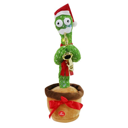 Sing N Twirl Christmas Cactus, Assorted, 34cm