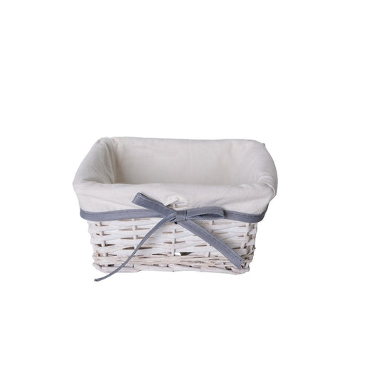 Willow Basket, Grey, Small