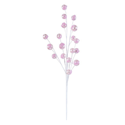 Icy Pearl Berry Pick, 60cm, Assorted
