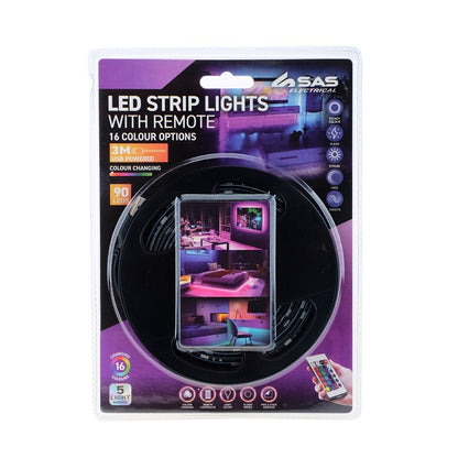 LED Strip Lights, 3m