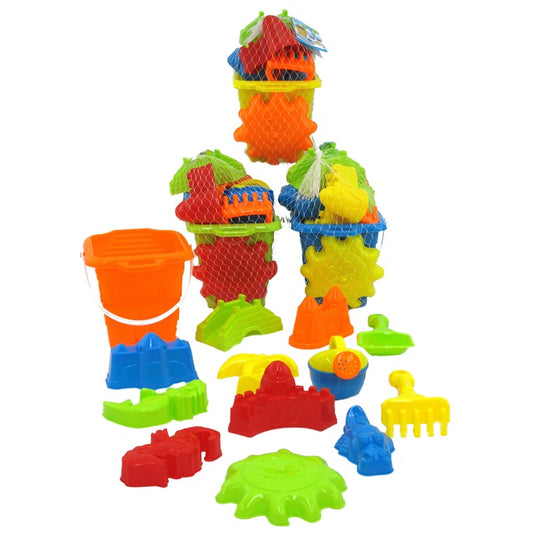 Square Castle Beach Bucket Set, Asstd