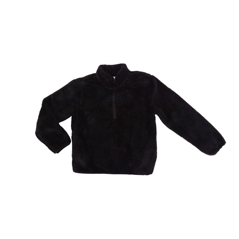 Sherpa Half Zip, Black, Size M