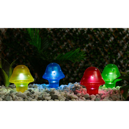 Solar Plastic Mushroom, Asstd