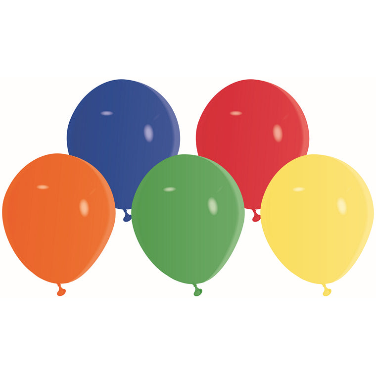 Balloons, Rainbow, 12cm, 20pk