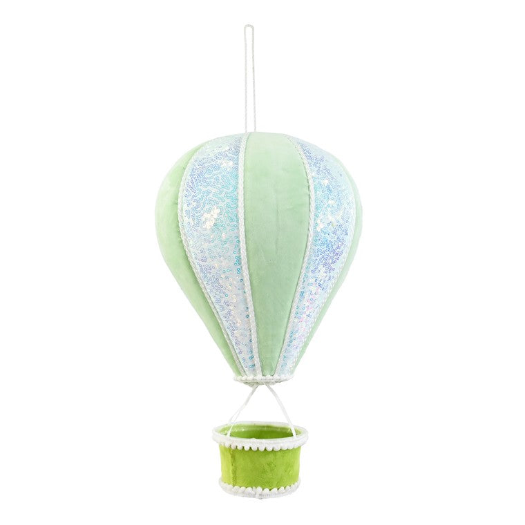 Hanging Hot Air Balloon, 35cm, Assorted