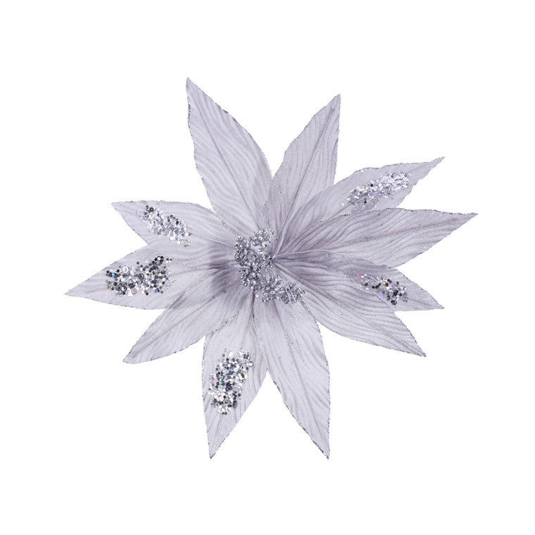 Elegant Poinsettia Stem, XL, Assorted