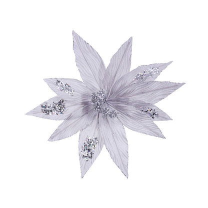 Elegant Poinsettia Stem, XL, Assorted