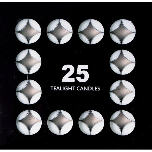 Tealights, 4hr, 25pk