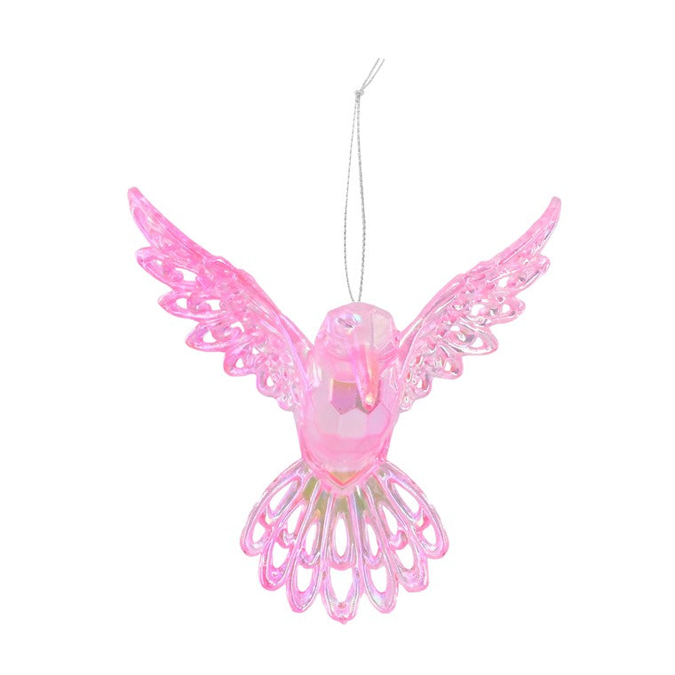 Hanging Iridescent Hummingbird, 8cm, Assorted