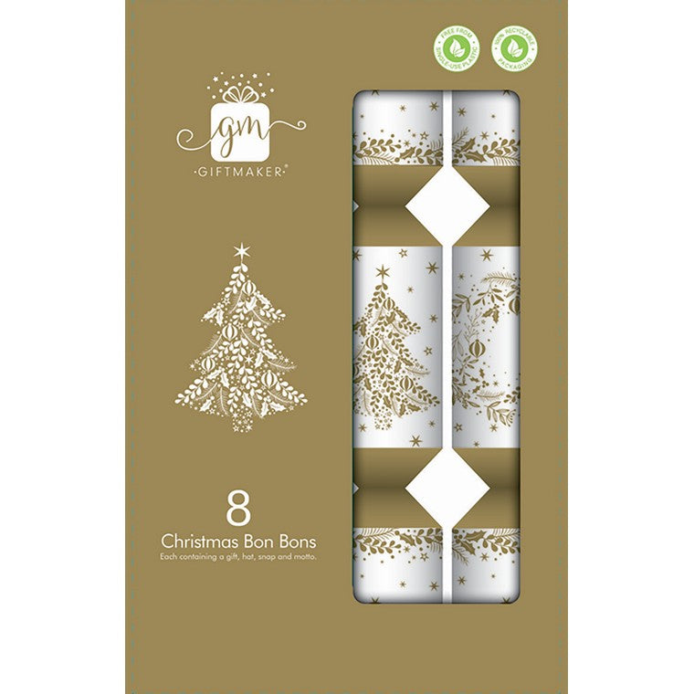 Christmas Bon Bons, Gold, 8pk