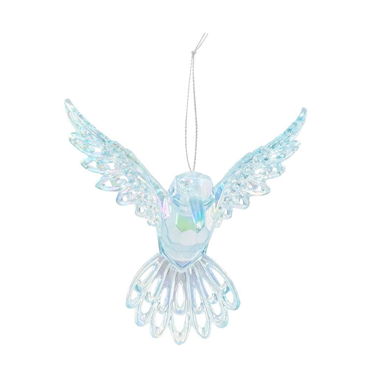 Hanging Iridescent Hummingbird, 8cm, Assorted