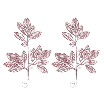 Hanging Leaf Deco, 30cm, 2pk, Assorted