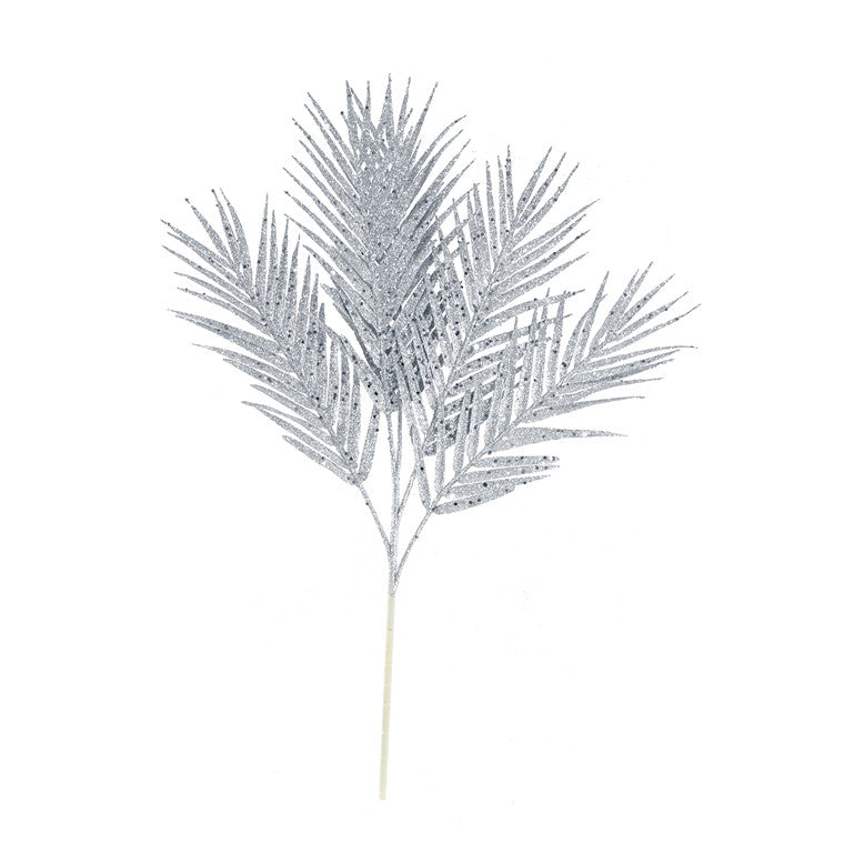 Palm Leaf Spray Glitter, 68cm, Assorted