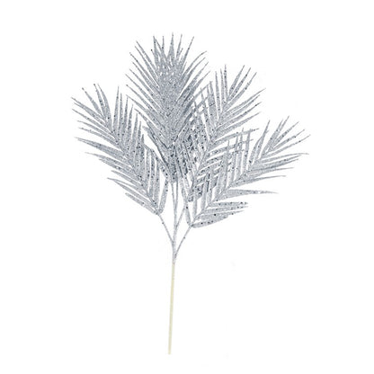 Palm Leaf Spray Glitter, 68cm, Assorted