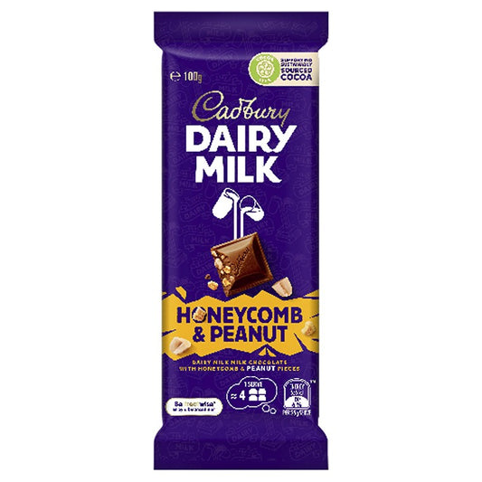 Cadbury Honeycomb & Peanut, 100g