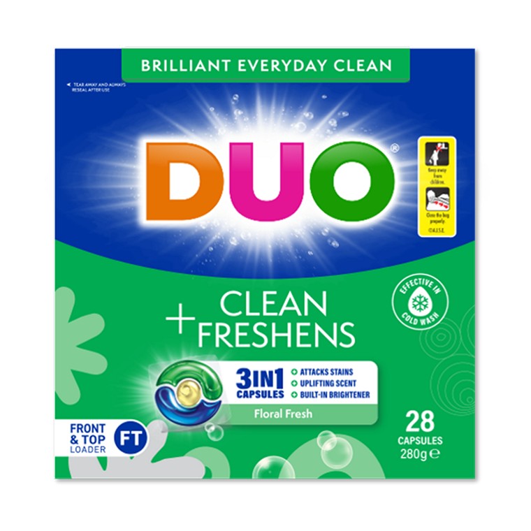 Duo Clean & Freshens, 3 in 1 Capsules, 28pk
