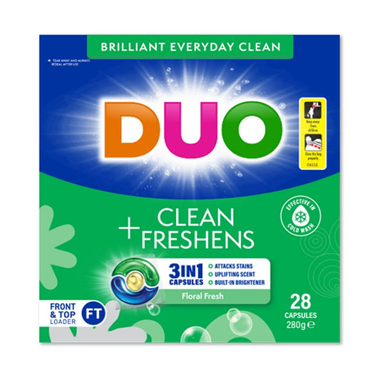 Duo Clean & Freshens, 3 in 1 Capsules, 28pk