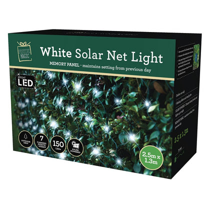 Christmas Solar Net Light 150 LED, Assorted