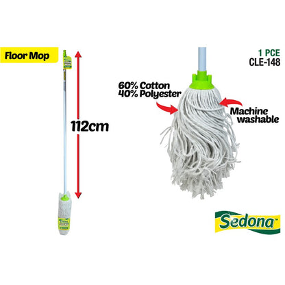 Xtra Kleen Cotton Mop w/ Handle