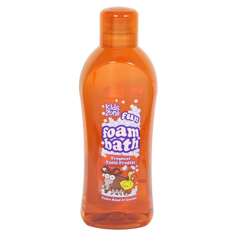 Kids Zone Foam Bath, Tropical Tutti Frutti, 1L