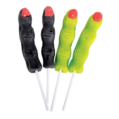 Halloween Witches &  Zombie Fingers, Asstd, 4pk