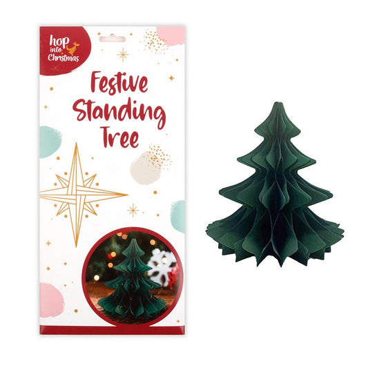 Festive Standing Tree, 31.5cm