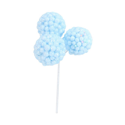 Pastel Triple Sweets Pick, 20cm, Asstd