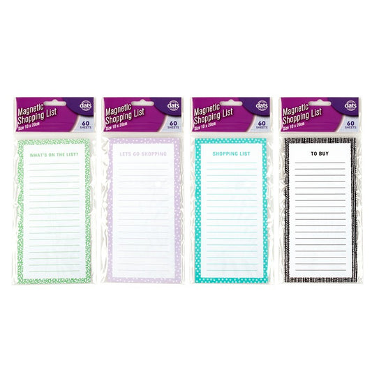 Magnetic Shopping List