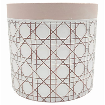 Mini Round Textured Ceramic Pot, Asstd