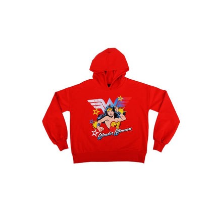 Wonder Woman Hoodie, Red, Size 8