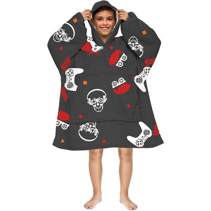 Boys Cuddle Hoodie, Print 2, 4 Asstd Designs