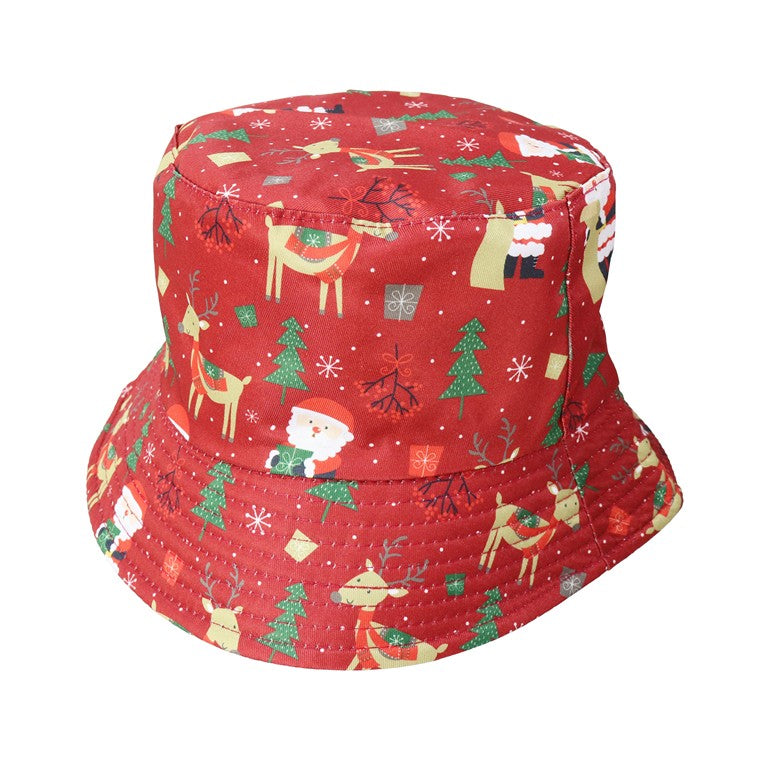 Christmas Bucket Hat Fun Patterns, Assorted