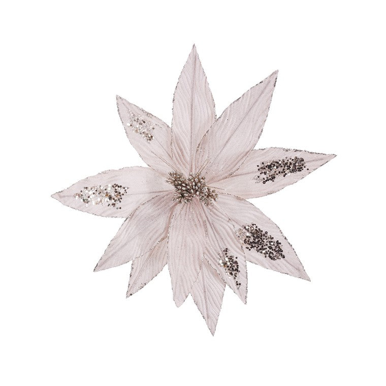 Elegant Poinsettia Stem, XL, Assorted