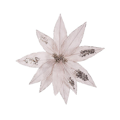 Elegant Poinsettia Stem, XL, Assorted