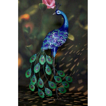 Solar Metal Peacock