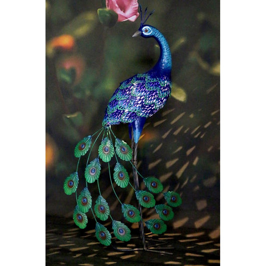 Solar Metal Peacock