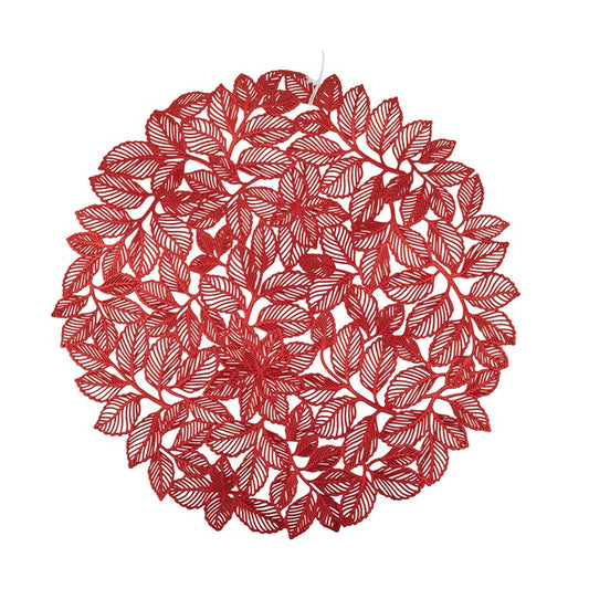 Red Christmas Placemat, 38cm