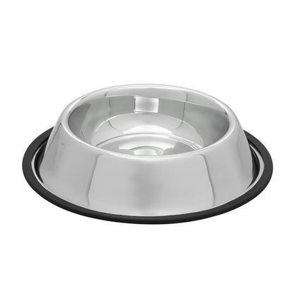 Anti-Skid Stainless Steel Pet Bowl, 850ml
