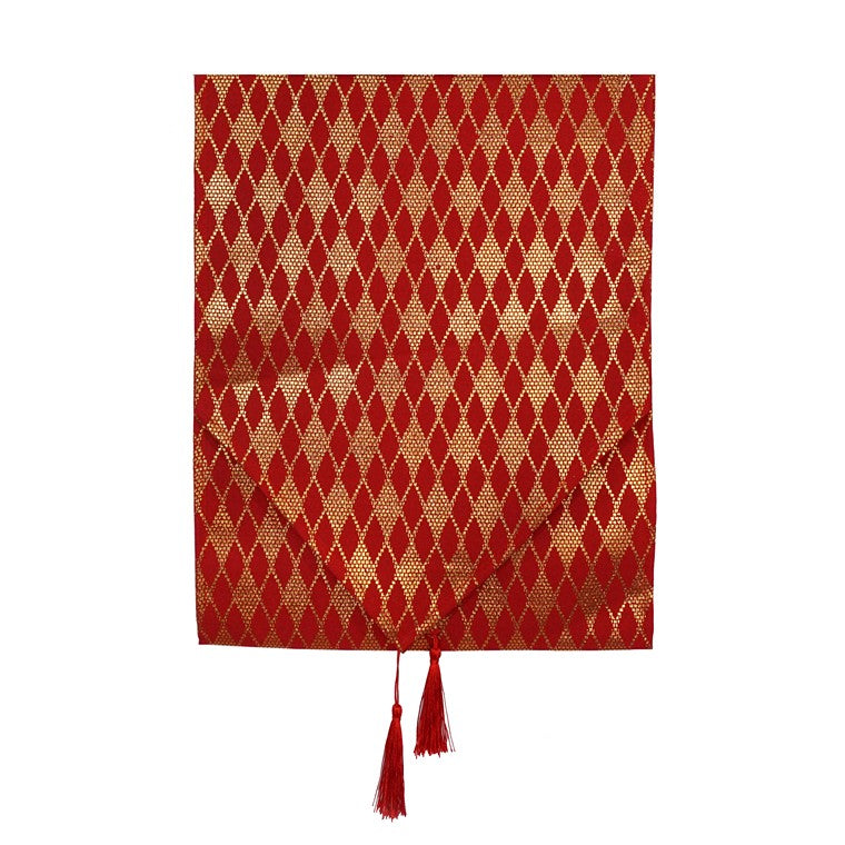 Christmas Runner Red Gold Foil, Asstd