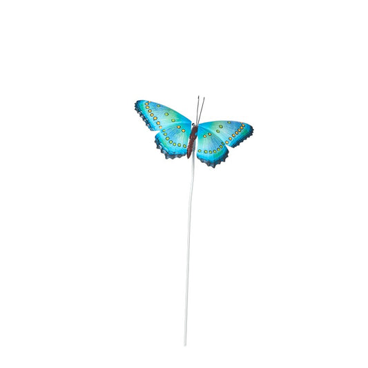 Metal Butterfly Yard Stake, Asstd